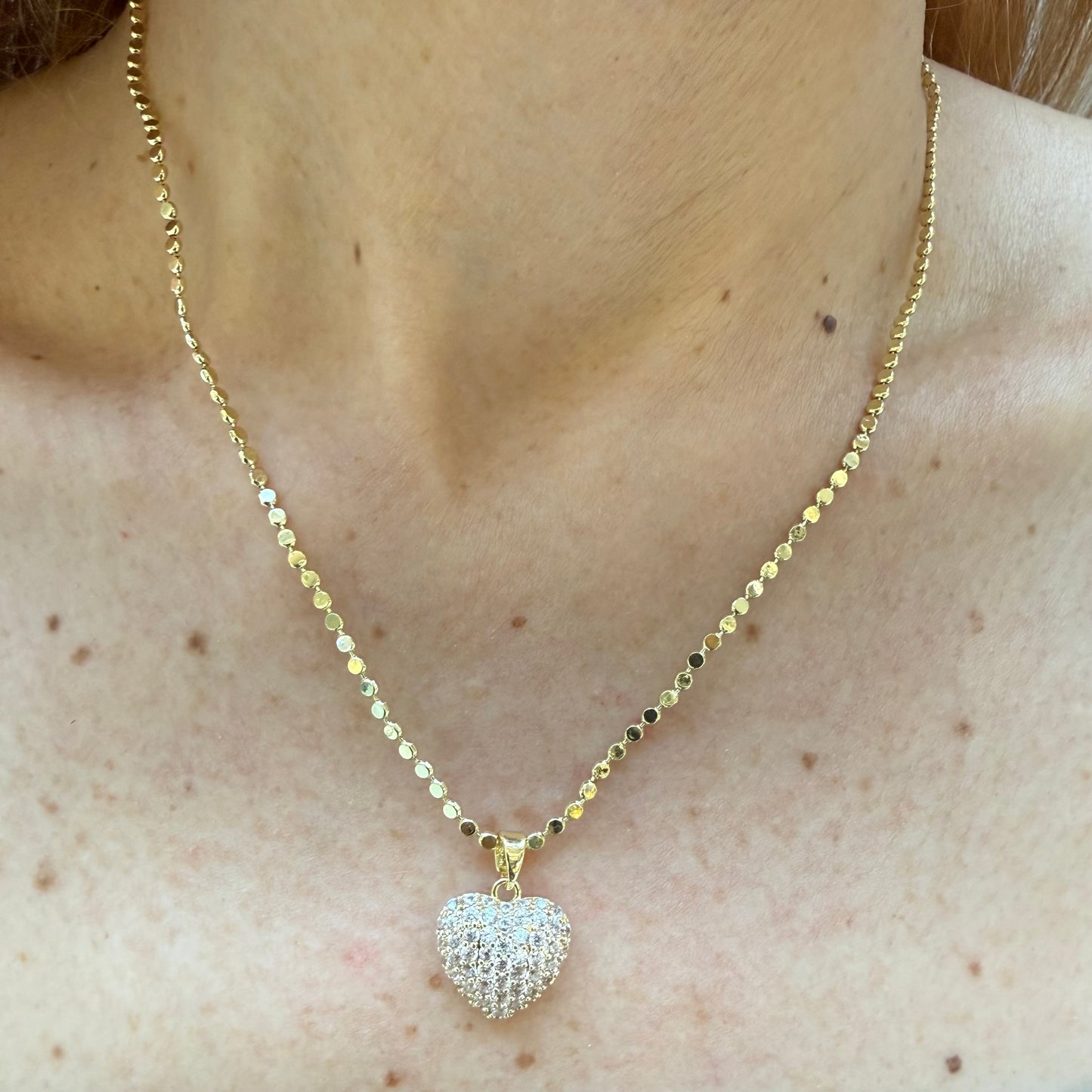 Amora Dazzle Heart Necklace