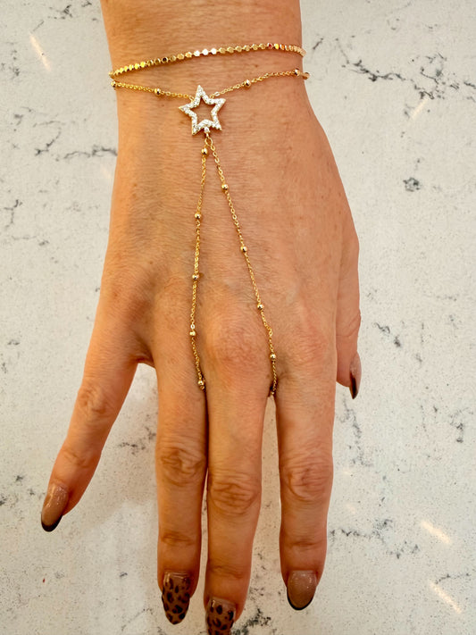 Stella Éclat Hand Chain