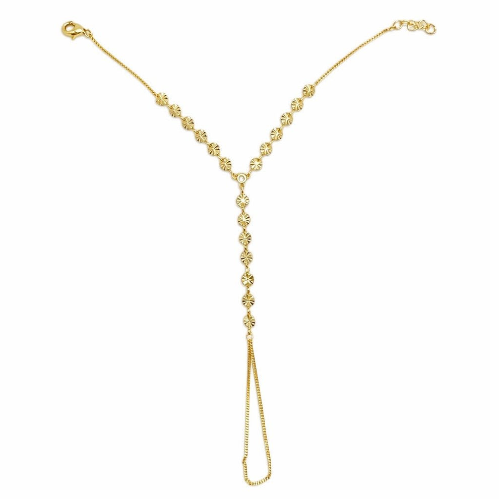 Aurelia Disc Hand Chain – ALTHEIA Studio